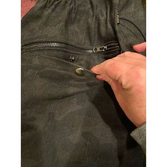 DL1961 Phoebe Camo & Faux-Fur Reversible Jacket Size Large - Picture 12 of 16